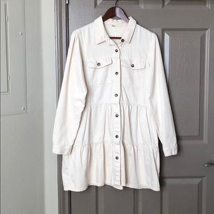 Free People Nicole Denim Shirtdress